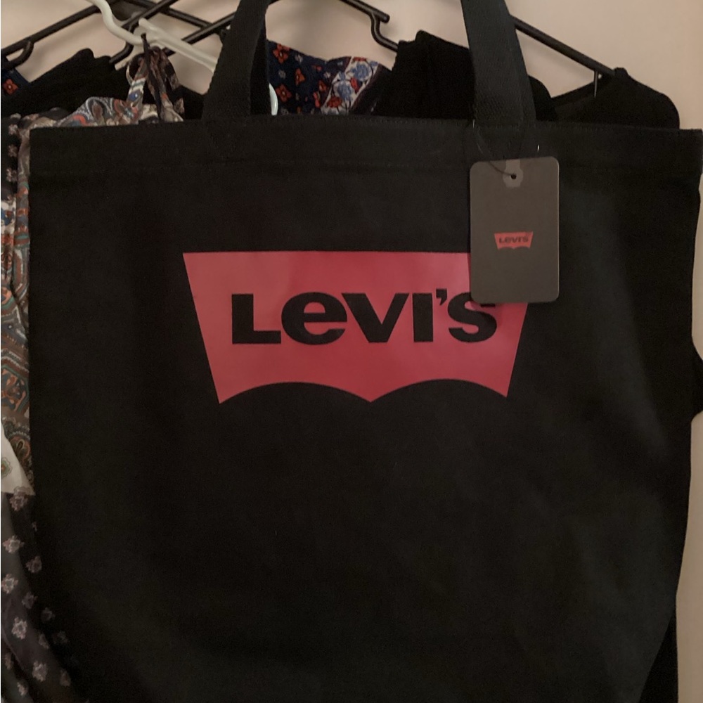 NWT Levi's Logo Black Tote